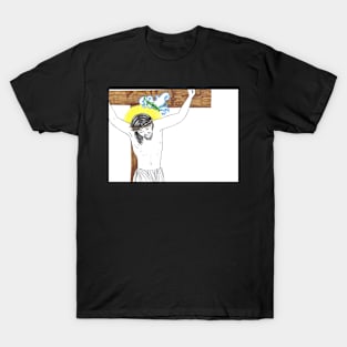 Jesus smile thinking about the Resurrection T-Shirt